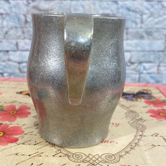 Vintage 1970s Pewter Creamer Colonial Style - Picture 5 of 6